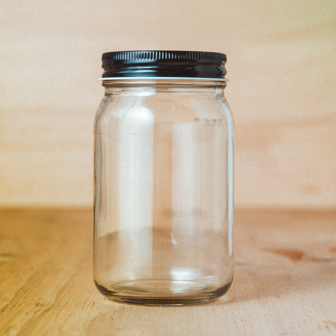 Glazen pot met deskel
(bron: Unsplash)