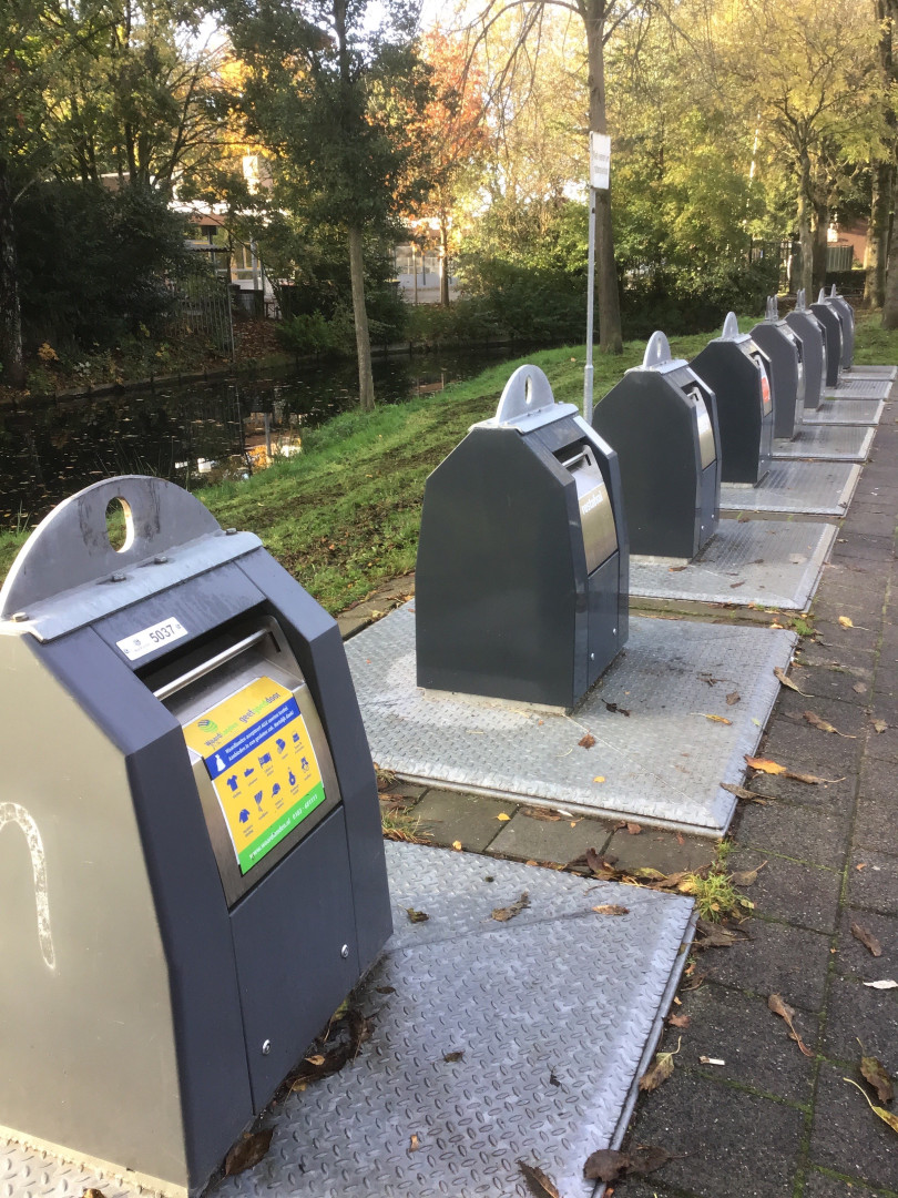 Milieupark met verzamelcontainers
(bron: Waardlanden)