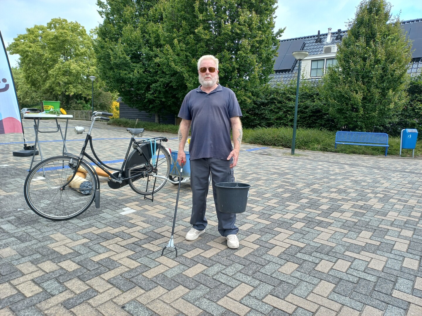 Zapper Piet den Haan in het zonnetje
